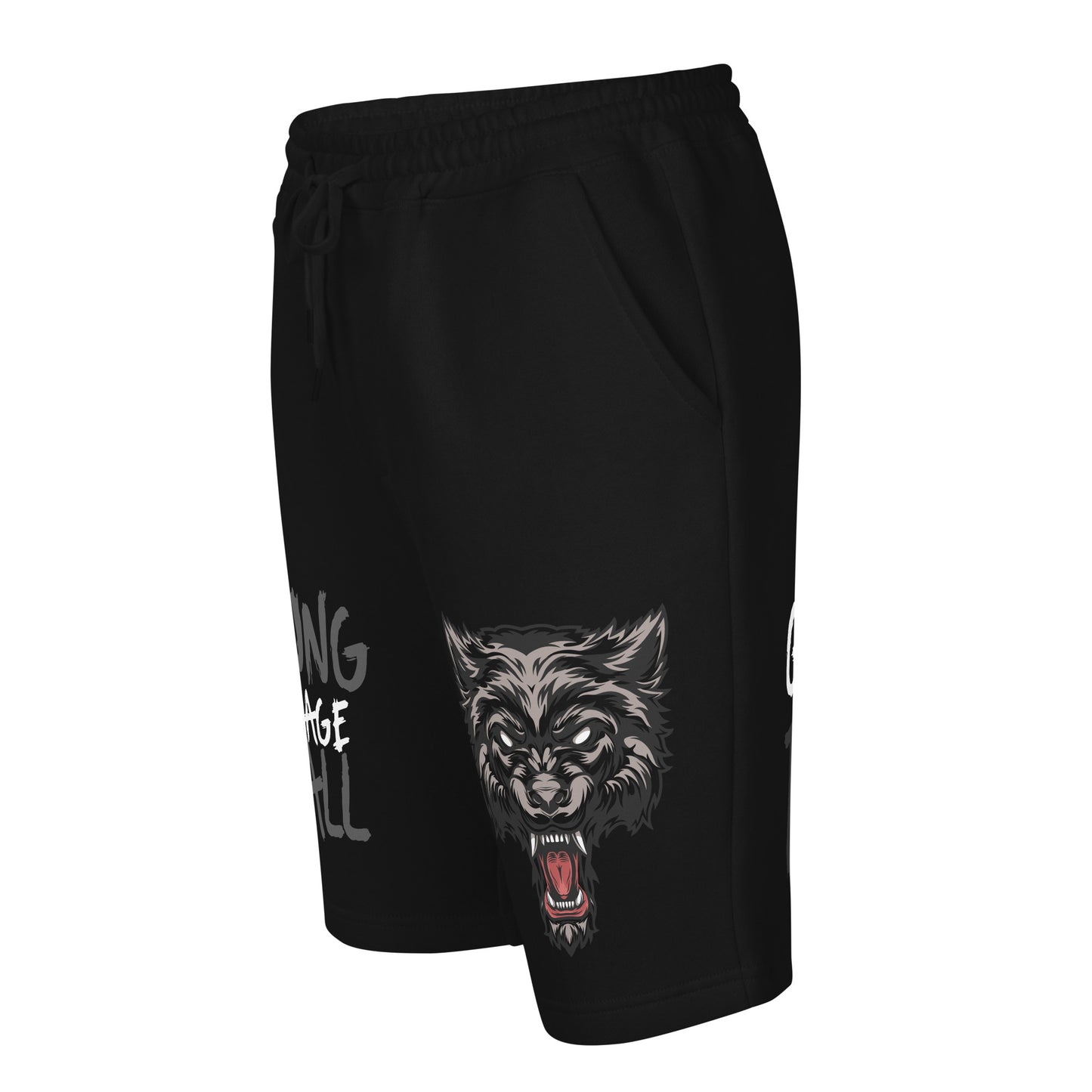 Game Time - Wolf Basketball fleece shorts