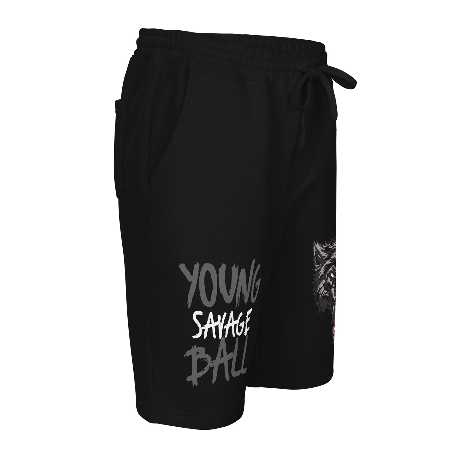 Game Time - Wolf Basketball fleece shorts