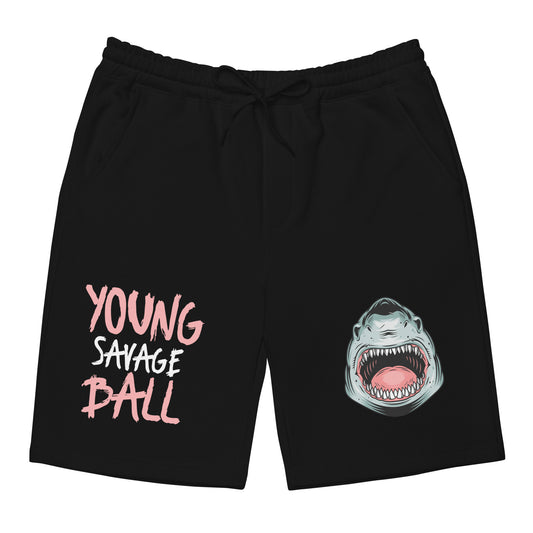Game Time - Shark Basketball fleece shorts