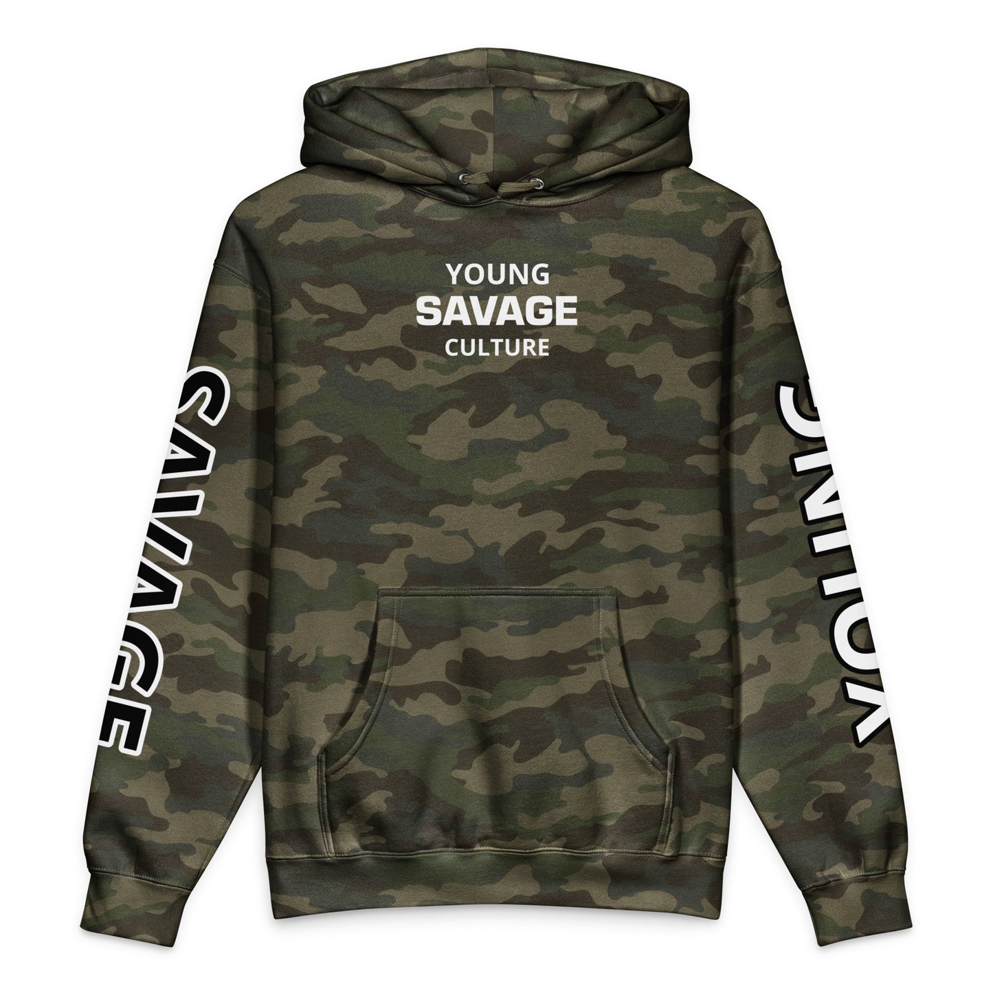 heavyweight camo hoodie